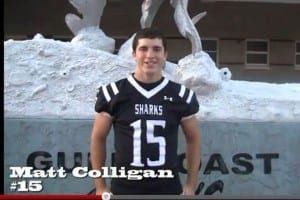GCHS Sharks Football Players Encourage Students to Power up with reading, YouTube Video screen shot