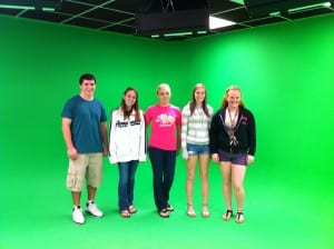 Teens prep for PSA video shoot