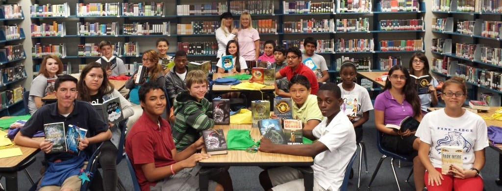 PRMS - PHOTO - Group FAVE - Book Awards Students Seated 2014 FAVE 1 copy