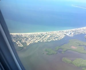 View from plane - Clawsons home - horiz
