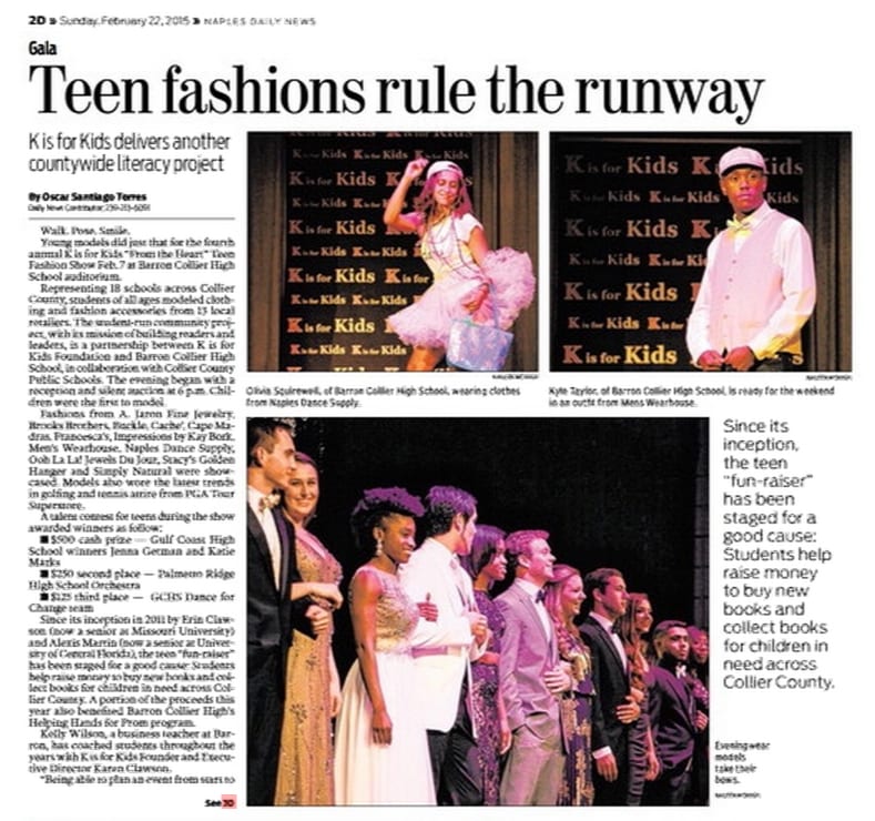 NEWS - NDN - Naples Daily News - Teen Fashion Show 2015 - D2 02-20-15