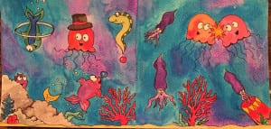 0 - Art by Celine Consolo - 1 - Fishes - Jelly Giants.