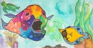 0 - Art by Darice Pollard - 2 - A Rainbow Blob...Belch