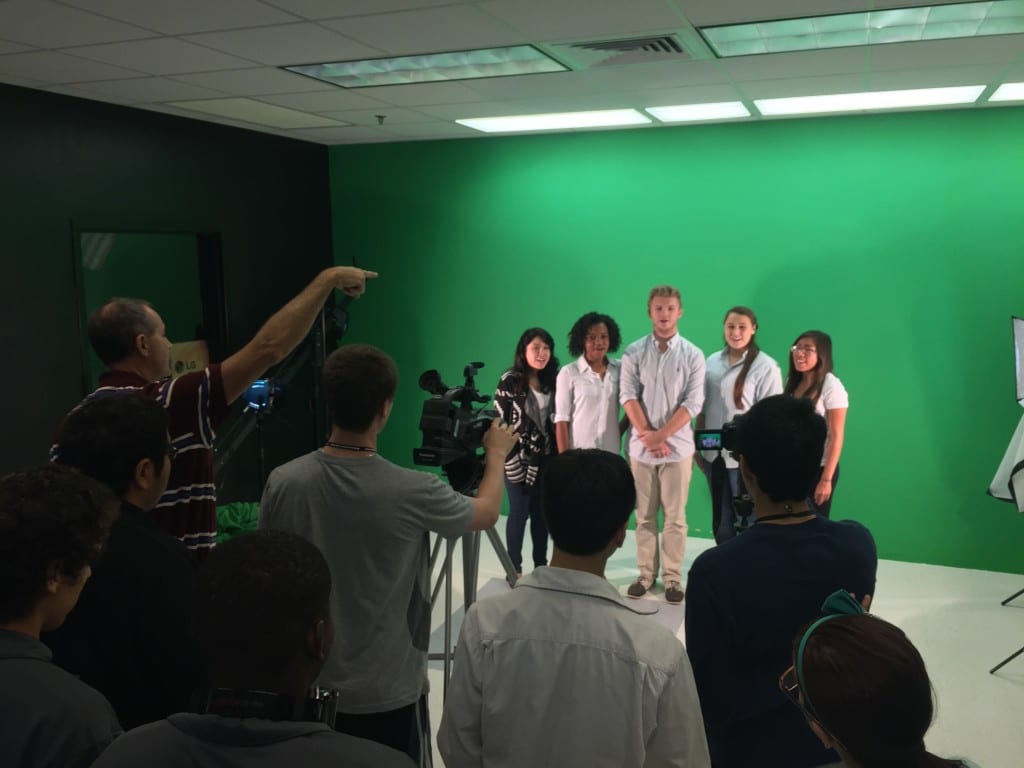 Richard Ponton directs team of students as K is for Kids top student leaders record PSA for their upcoming Teen Fashion Show 2015 
