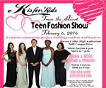Model & Talent Auditions Continue for 5th Annual K is for Kids’ Teen Fashion Show 2016
