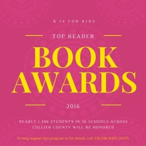 Facebook Post - Top Reader Book Awards 2016 - 1300 students in 26 schools