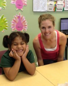 RCMA Jenna makes a friend photo by Karen 0694