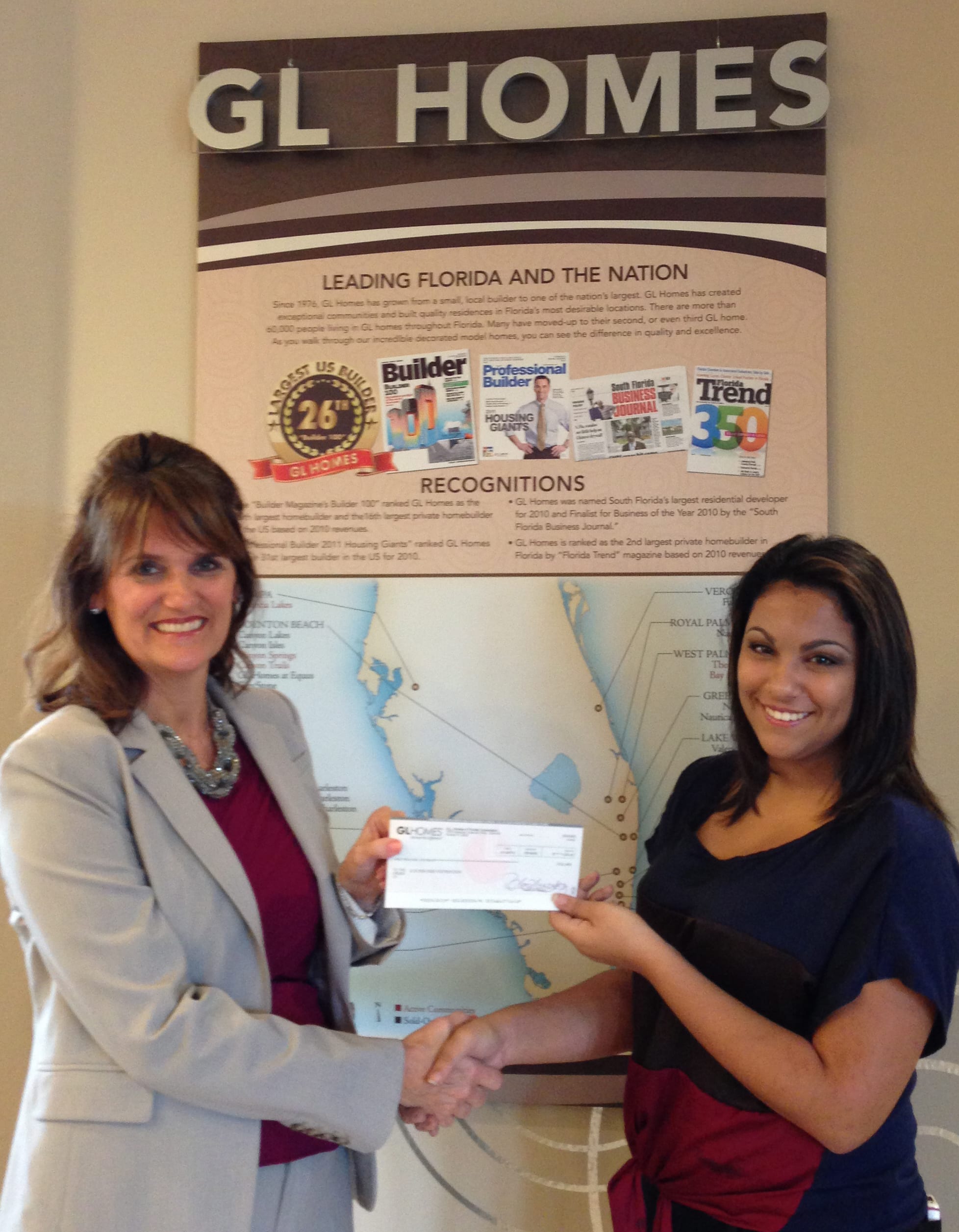 GL Homes Donates 1000 to K is for Kids to Help Boost Reading Programs for Local Students K is